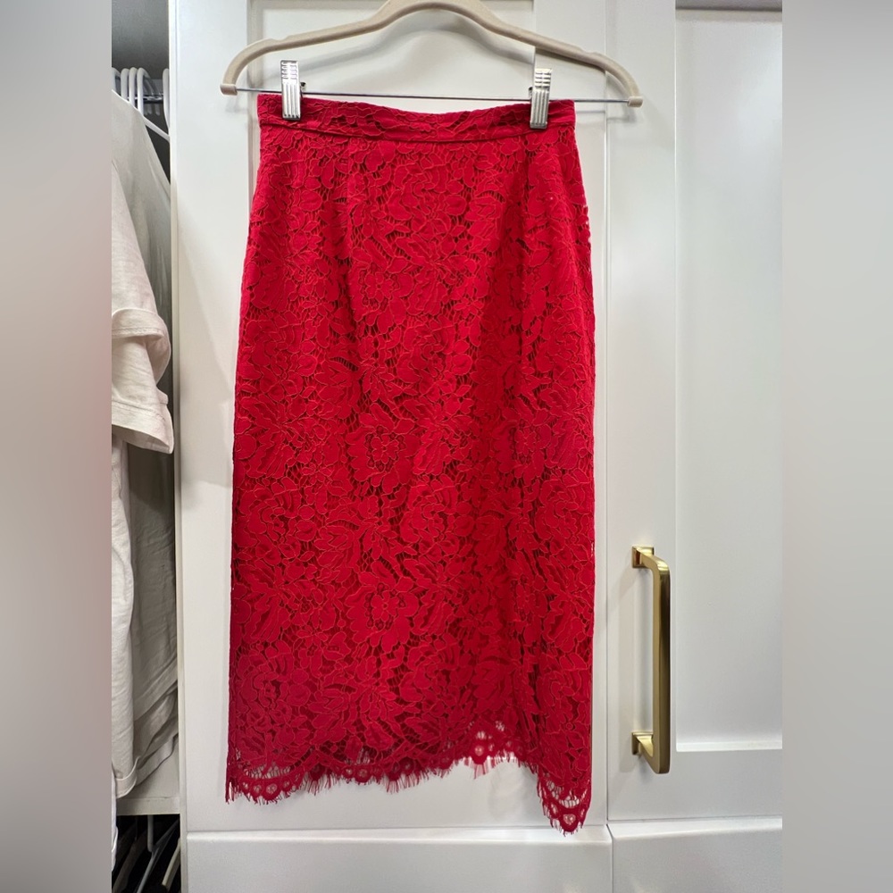 Red Rachel Parcell pencil skirt - XS